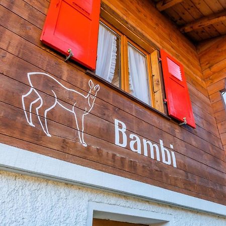 Chalet Bambi "Marchenhaft" Apartamento Grächen Exterior foto